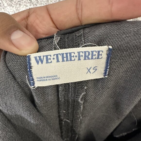 Free People We The Free Overalls Womens XS Black Denim V Neck Pockets OB1711829 - Picture 5 of 6
